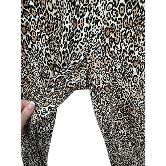 Chico's‎ Animal Print Pants Womens Size 12 Casual Corpcore Office Siren Stretchy - Picture 5 of 11